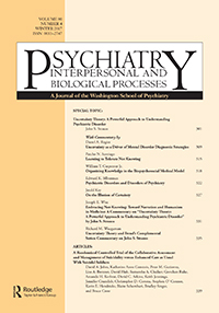 Cover image for Psychiatry, Volume 80, Issue 4, 2017