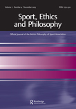 Cover image for Sport, Ethics and Philosophy, Volume 7, Issue 4, 2013