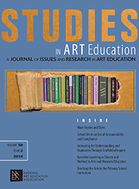 Cover image for Studies in Art Education, Volume 59, Issue 2, 2018
