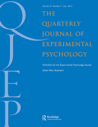 Cover image for The Quarterly Journal of Experimental Psychology, Volume 70, Issue 7, 2017