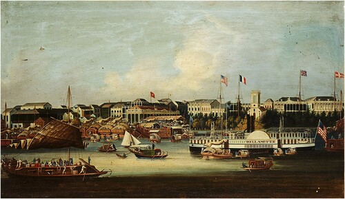 Figure 10. Thirteen Factories in 1856. Source: National Maritime Museum, Greenwich, London.