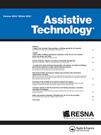Cover image for Assistive Technology, Volume 33, Issue 5, 2021