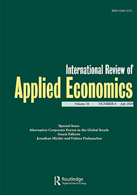 Cover image for International Review of Applied Economics, Volume 34, Issue 4, 2020
