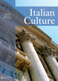 Cover image for Italian Culture, Volume 35, Issue 1, 2017