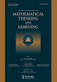 Cover image for Mathematical Thinking and Learning, Volume 23, Issue 1, 2021