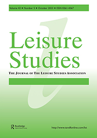 Cover image for Leisure Studies, Volume 42, Issue 5, 2023