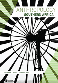 Cover image for Anthropology Southern Africa, Volume 40, Issue 4, 2017