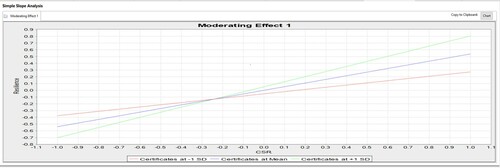 Figure 2. Moderating effect.