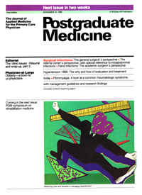 Cover image for Postgraduate Medicine, Volume 80, Issue 7, 1986