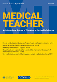 Cover image for Medical Teacher, Volume 43, Issue 9, 2021