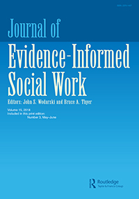 Cover image for Journal of Evidence-Based Social Work, Volume 15, Issue 3, 2018