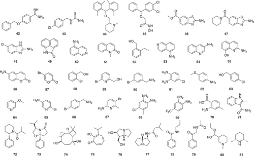 Figure 12. Fragment-based hits