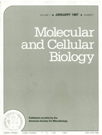 Cover image for Molecular and Cellular Biology, Volume 7, Issue 1, 1987
