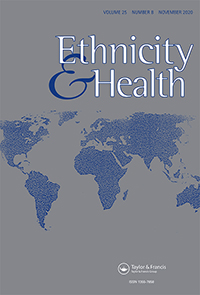 Cover image for Ethnicity & Health, Volume 25, Issue 8, 2020