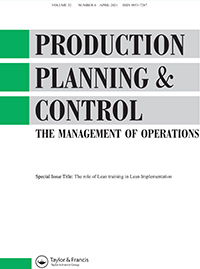 Cover image for Production Planning & Control, Volume 32, Issue 6, 2021