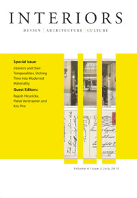 Cover image for Interiors, Volume 6, Issue 2, 2015