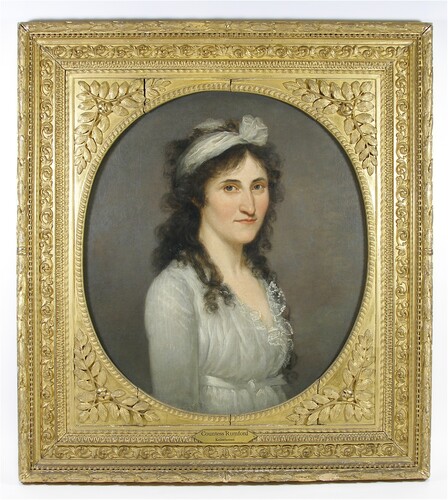 FIGURE 7 Moritz Kellerhoven, portrait of Sarah Thompson (1797). Courtesy of the Historical Society of New Hampshire, 1979.020.07.