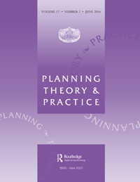 Cover image for Planning Theory & Practice, Volume 17, Issue 2, 2016