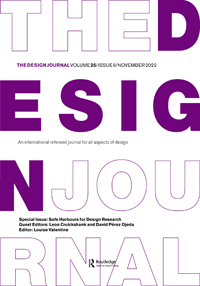 Cover image for The Design Journal, Volume 25, Issue 6, 2022