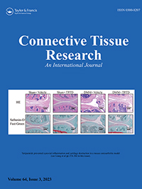 Cover image for Connective Tissue Research, Volume 64, Issue 3, 2023