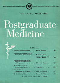 Cover image for Postgraduate Medicine, Volume 34, Issue 2, 1963