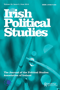 Cover image for Irish Political Studies, Volume 30, Issue 2, 2015
