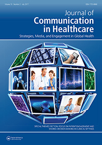 Cover image for Journal of Communication in Healthcare, Volume 10, Issue 2, 2017