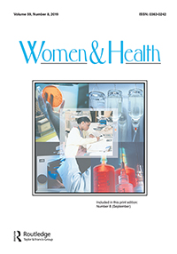 Cover image for Women & Health, Volume 59, Issue 8, 2019
