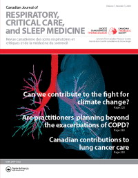 Cover image for Canadian Journal of Respiratory, Critical Care, and Sleep Medicine, Volume 7, Issue 5, 2023