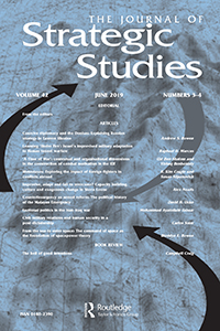 Cover image for Journal of Strategic Studies, Volume 42, Issue 3-4, 2019