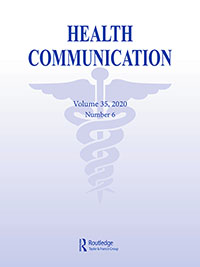 Cover image for Health Communication, Volume 35, Issue 6, 2020