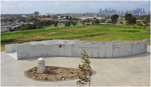 Figure 14. Melbourne Korean War Memorial, Quarry Park, Melbourne, Australia.