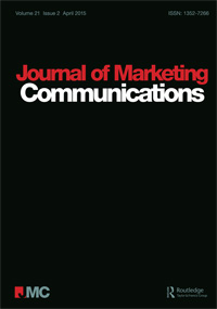 Cover image for Journal of Marketing Communications, Volume 21, Issue 2, 2015