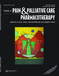 Cover image for Journal of Pain & Palliative Care Pharmacotherapy, Volume 29, Issue 4, 2015