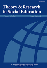 Cover image for Theory & Research in Social Education, Volume 50, Issue 1, 2022