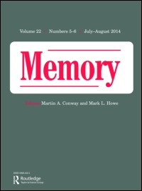 Cover image for Memory, Volume 9, Issue 4-6, 2001