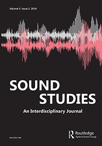 Cover image for Sound Studies, Volume 5, Issue 2, 2019