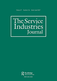 Cover image for The Service Industries Journal, Volume 37, Issue 5-6, 2017