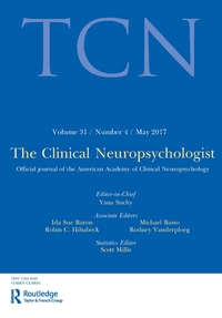 Cover image for The Clinical Neuropsychologist, Volume 31, Issue 4, 2017