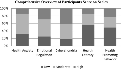 Figure 2 Mean Score of Participants on the Scales.