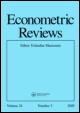 Cover image for Econometric Reviews, Volume 29, Issue 5-6, 2010