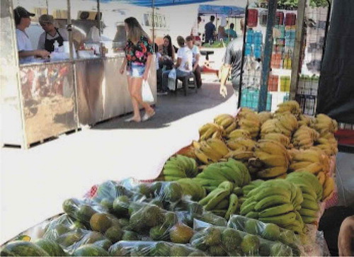 Figure 9. Street market in Serrana in 2019 (source: the authors)