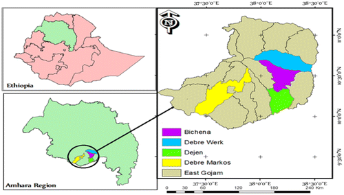 Figure 1. Map of the study sites.