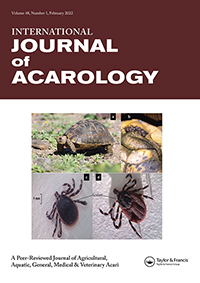 Cover image for International Journal of Acarology, Volume 48, Issue 1, 2022