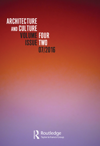 Cover image for Architecture and Culture, Volume 4, Issue 2, 2016