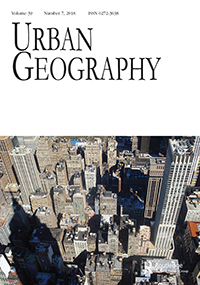 Cover image for Urban Geography, Volume 39, Issue 7, 2018