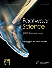 Cover image for Footwear Science, Volume 10, Issue 1, 2018