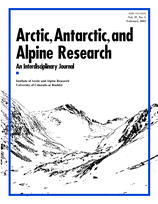Cover image for Arctic, Antarctic, and Alpine Research, Volume 37, Issue 3, 2005