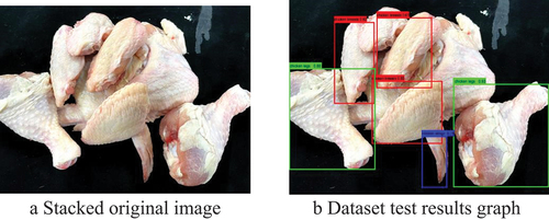 Figure 12. (a) Stacked original image, (b) Dataset test results graph.