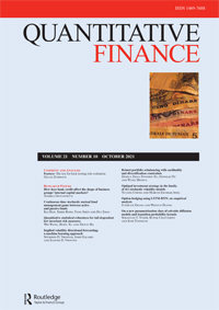 Cover image for Quantitative Finance, Volume 21, Issue 10, 2021